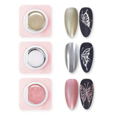 Mirror Metallic Nail Art Gel Polish - M02 Silver